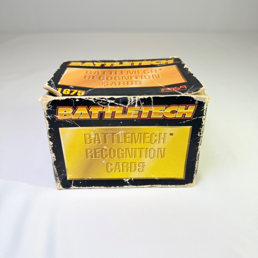FASA BattleTech BattleMech Recognition Cards Set 1675 Vintage 121 Cards